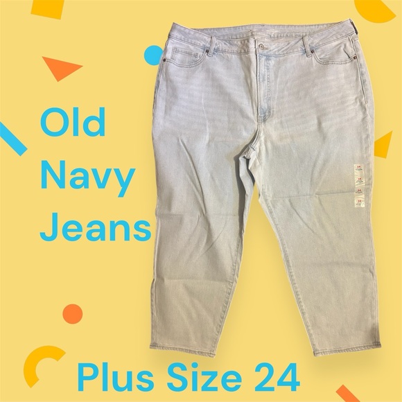 Old Navy Denim - Old Navy Light Blue Denim Jeans Plus Size 24 NWOT